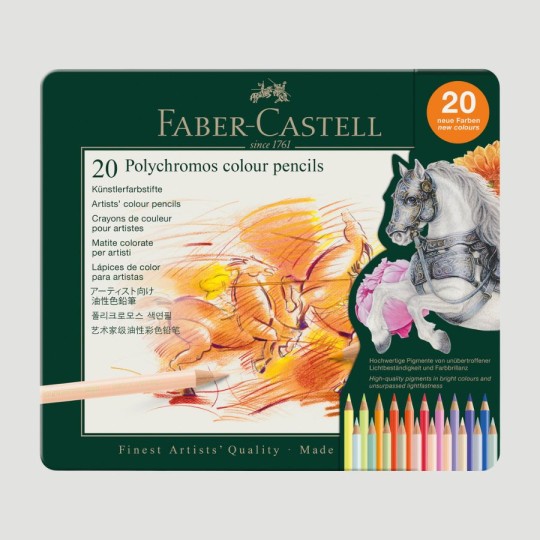 Confezione 20 nuovi colori Polychromos Faber-Castell